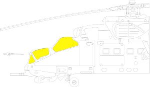 Masking Sheet for Mi-24P TFace 1/48 (for Zvezda) (Plastic model)