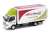 Tiny City 137 Hino 300 Box Lorry Apple Moving (Diecast Car) Item picture1