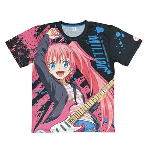 That Time I Got Reincarnated as a Slime Full Graphic T-Shirt (2) Milim (Anime Toy)