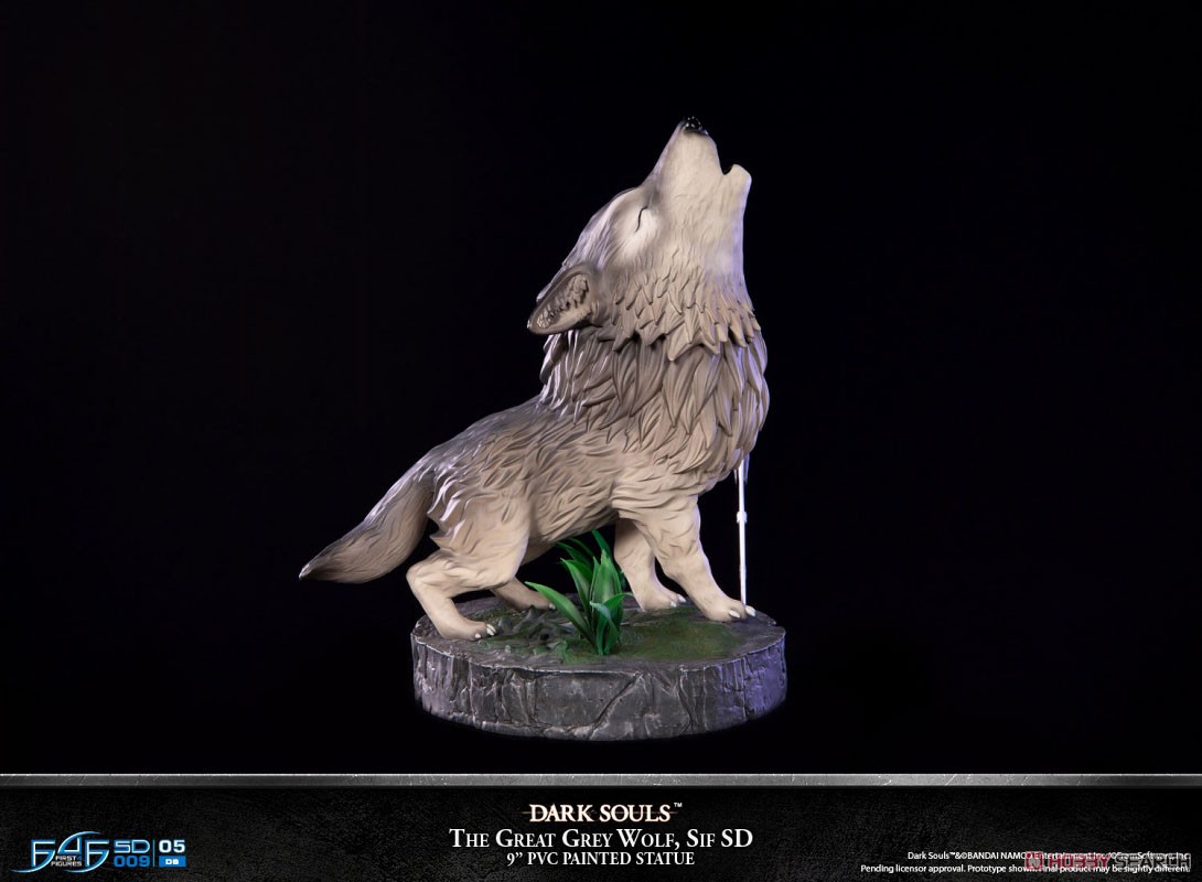 Dark Souls/ Great Grey Wolf Sif SD PVC Statue (Completed) Item picture10
