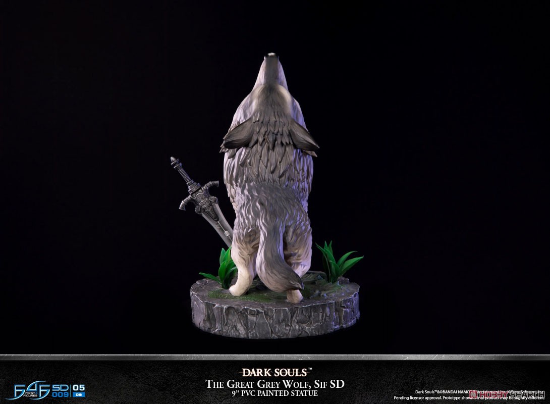 Dark Souls/ Great Grey Wolf Sif SD PVC Statue (Completed) Item picture12