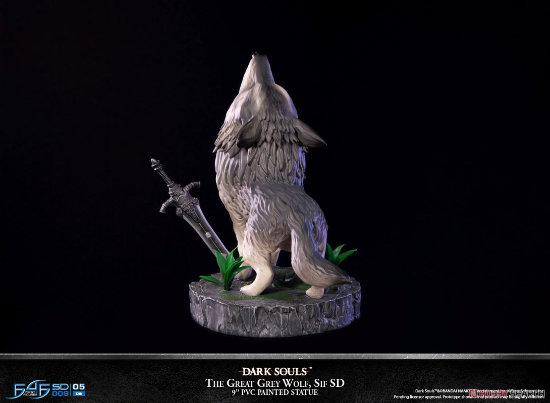 Dark Souls/ Great Grey Wolf Sif SD PVC Statue (Completed) Item picture13