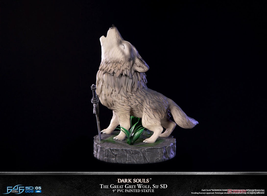 Dark Souls/ Great Grey Wolf Sif SD PVC Statue (Completed) Item picture14