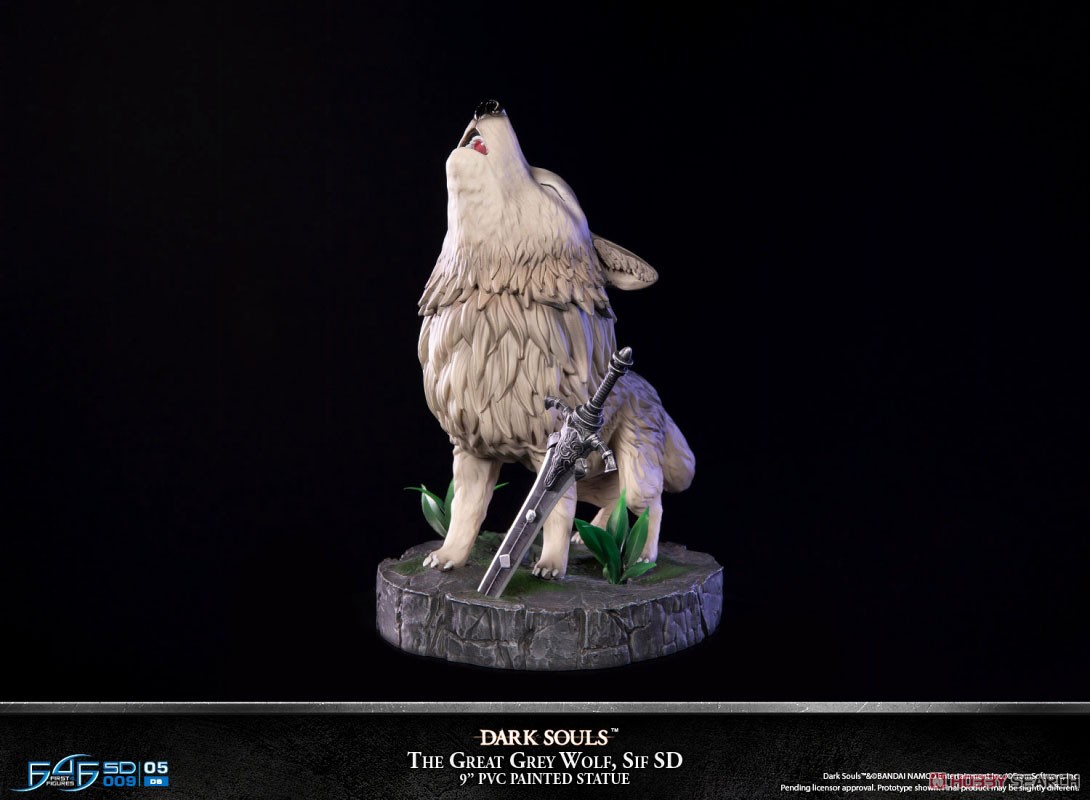 Dark Souls/ Great Grey Wolf Sif SD PVC Statue (Completed) Item picture15