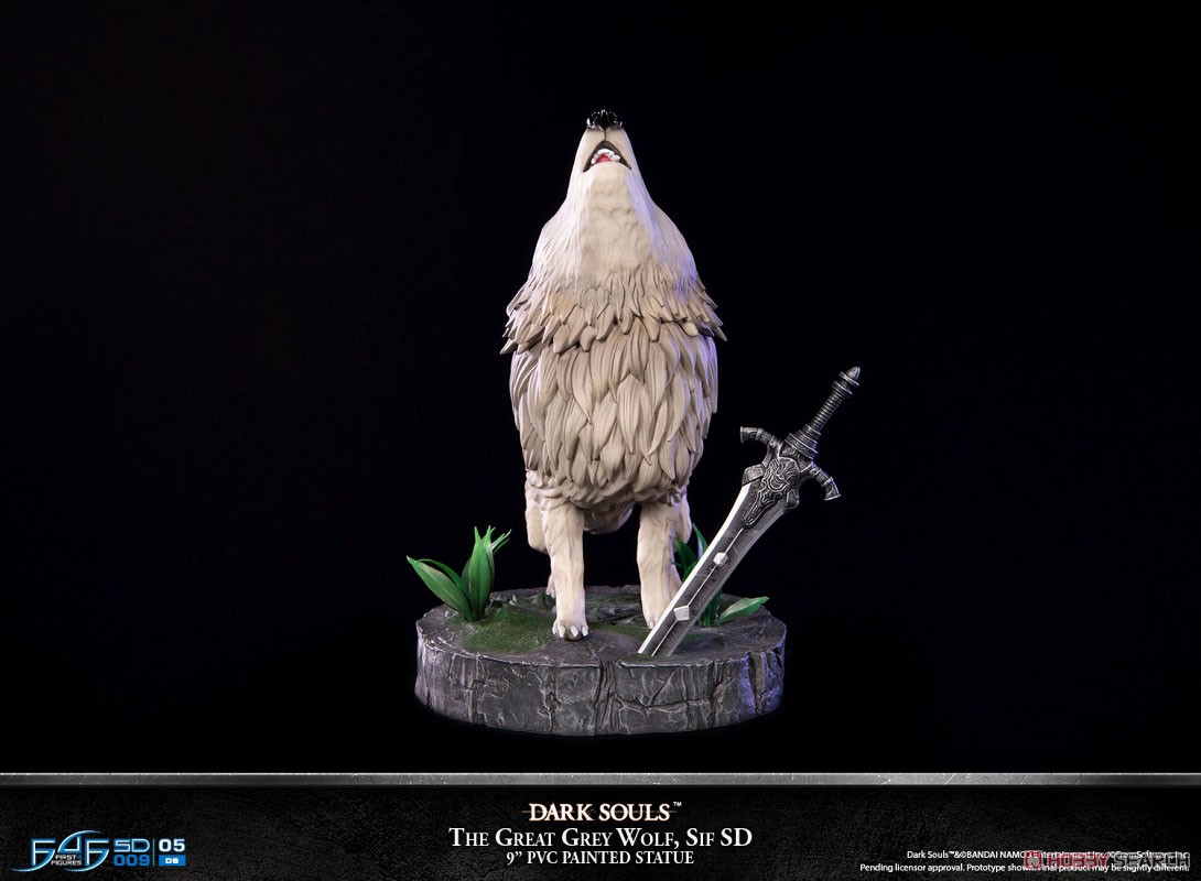 Dark Souls/ Great Grey Wolf Sif SD PVC Statue (Completed) Item picture16
