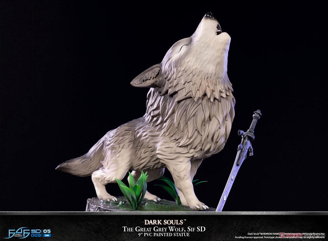 Dark Souls/ Great Grey Wolf Sif SD PVC Statue (Completed) Item picture17