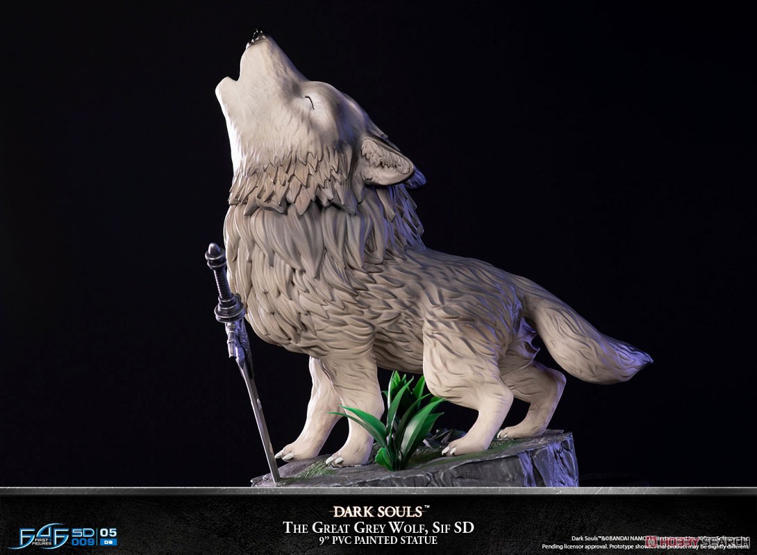 Dark Souls/ Great Grey Wolf Sif SD PVC Statue (Completed) Item picture18