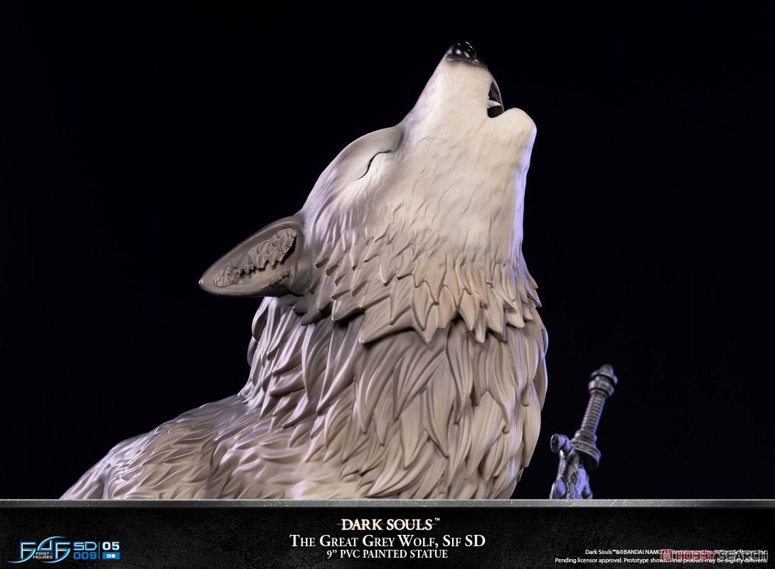 Dark Souls/ Great Grey Wolf Sif SD PVC Statue (Completed) Item picture19