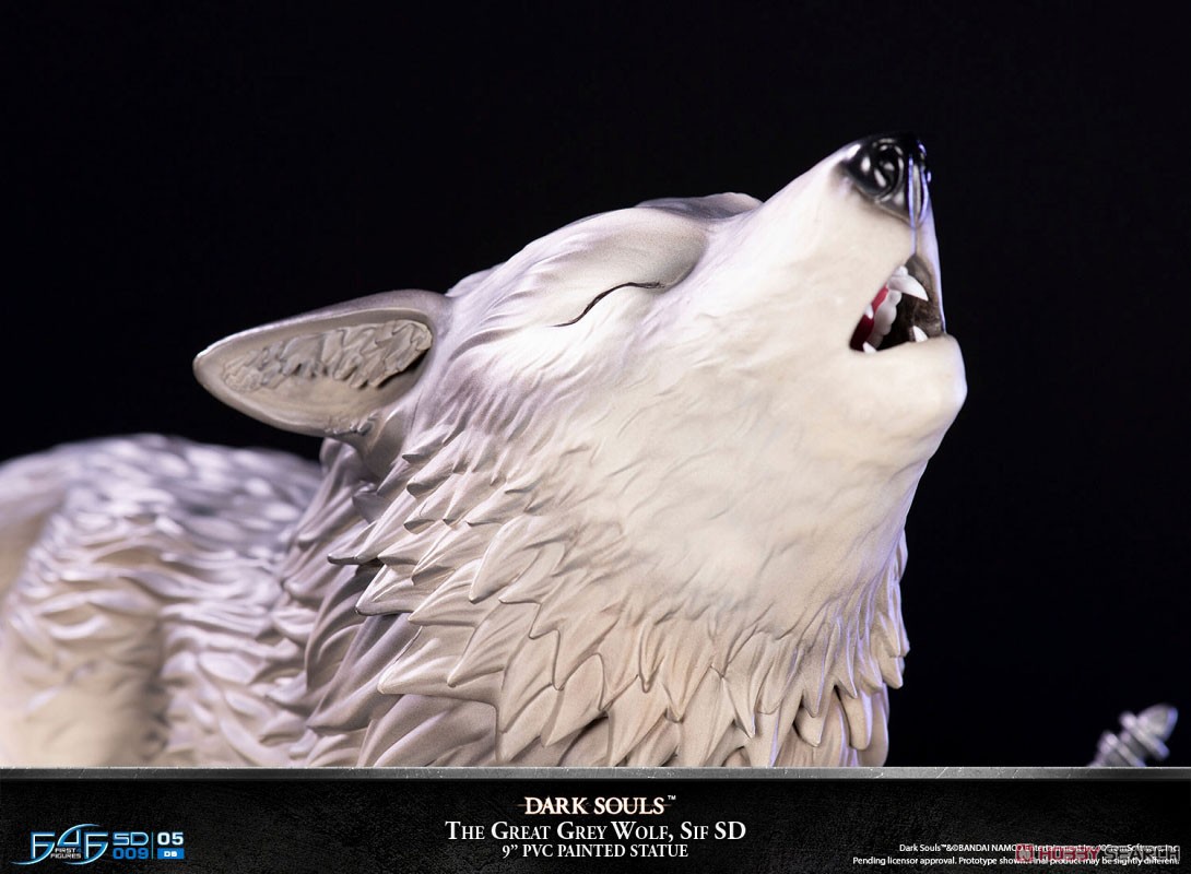 Dark Souls/ Great Grey Wolf Sif SD PVC Statue (Completed) Item picture20