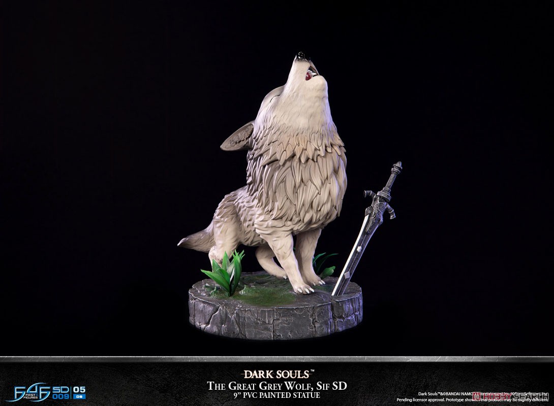 Dark Souls/ Great Grey Wolf Sif SD PVC Statue (Completed) Item picture9