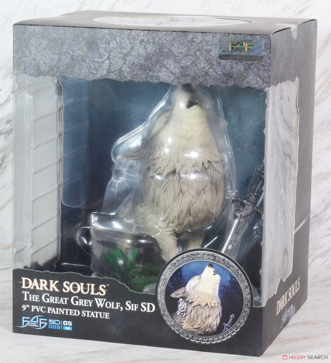 Dark Souls/ Great Grey Wolf Sif SD PVC Statue (Completed) Package1
