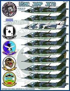 USMC Jump Jets AV-8A/C (Decal)