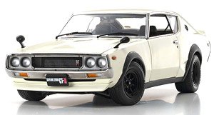 日産 スカイライン 2000 GT-R (KPGC110) ホワイト (ミニカー)