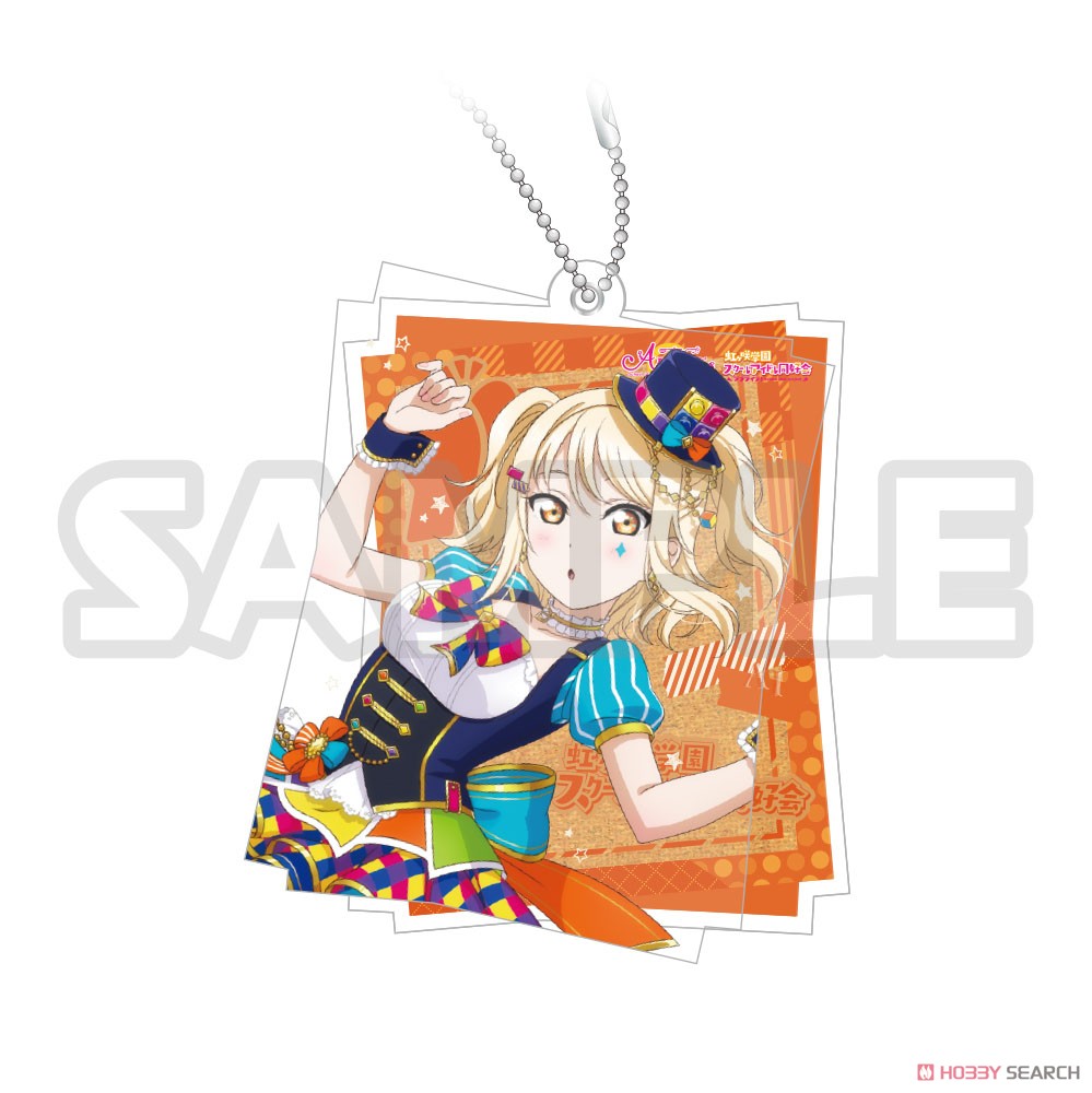 Love Live! School Idol Festival All Stars Slide Acrylic Key Ring Ai (Anime Toy) Item picture1
