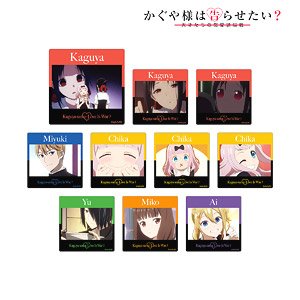 Kaguya-sama: Love is War? Trading Scene Acrylic Coaster (Set of 10) (Anime Toy)