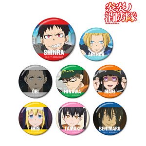 TV Animation [Fire Force] Trading Can Badge (Set of 8) (Anime Toy)