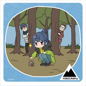 Laid-Back Camp Season 2 Rubber Mat Coaster [EP1] End Card Ver. (Anime Toy)