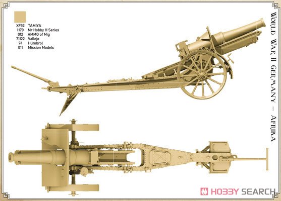 フランス C17S 155mm 榴弾砲 (プラモデル) 塗装4