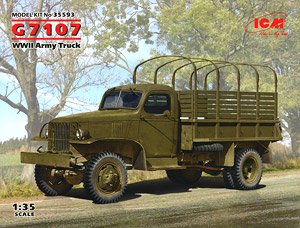 WWII G7107 アーミートラック (プラモデル)