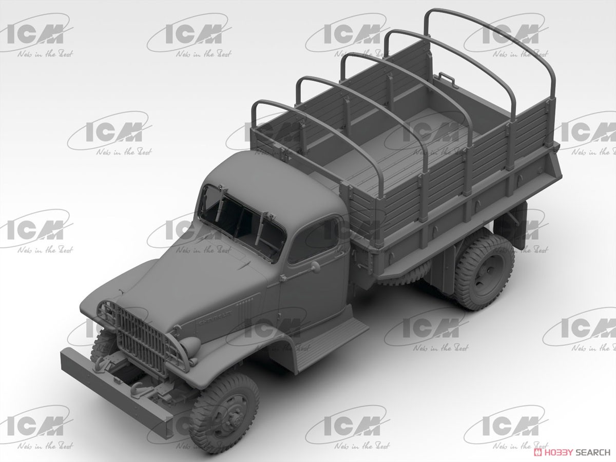 WWII G7107 アーミートラック (プラモデル) その他の画像3