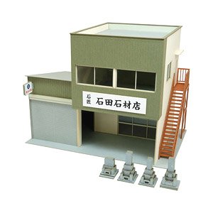 [Miniatuart] Visual Scene Series : Street Shop - 14 (Unassembled Kit) (Model Train)