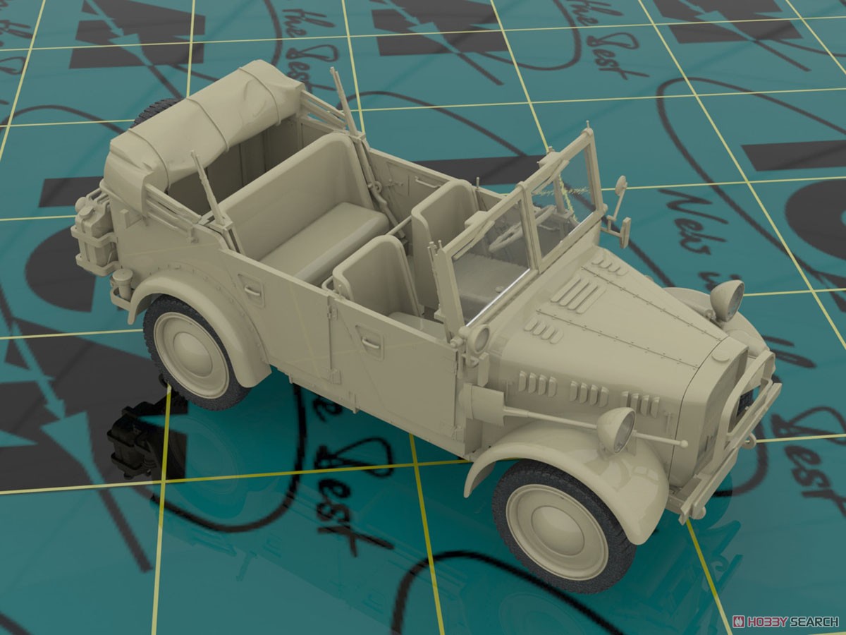 ドイツ国防軍 le gl.Pkw Kfz.1 軽四輪駆動車セット (プラモデル) その他の画像12