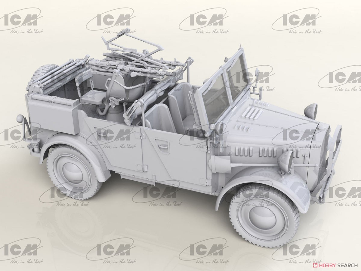 ドイツ国防軍 le gl.Pkw Kfz.1 軽四輪駆動車セット (プラモデル) その他の画像2