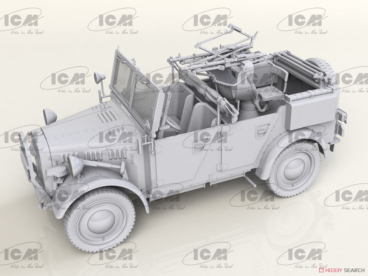 ドイツ国防軍 le gl.Pkw Kfz.1 軽四輪駆動車セット (プラモデル) その他の画像3