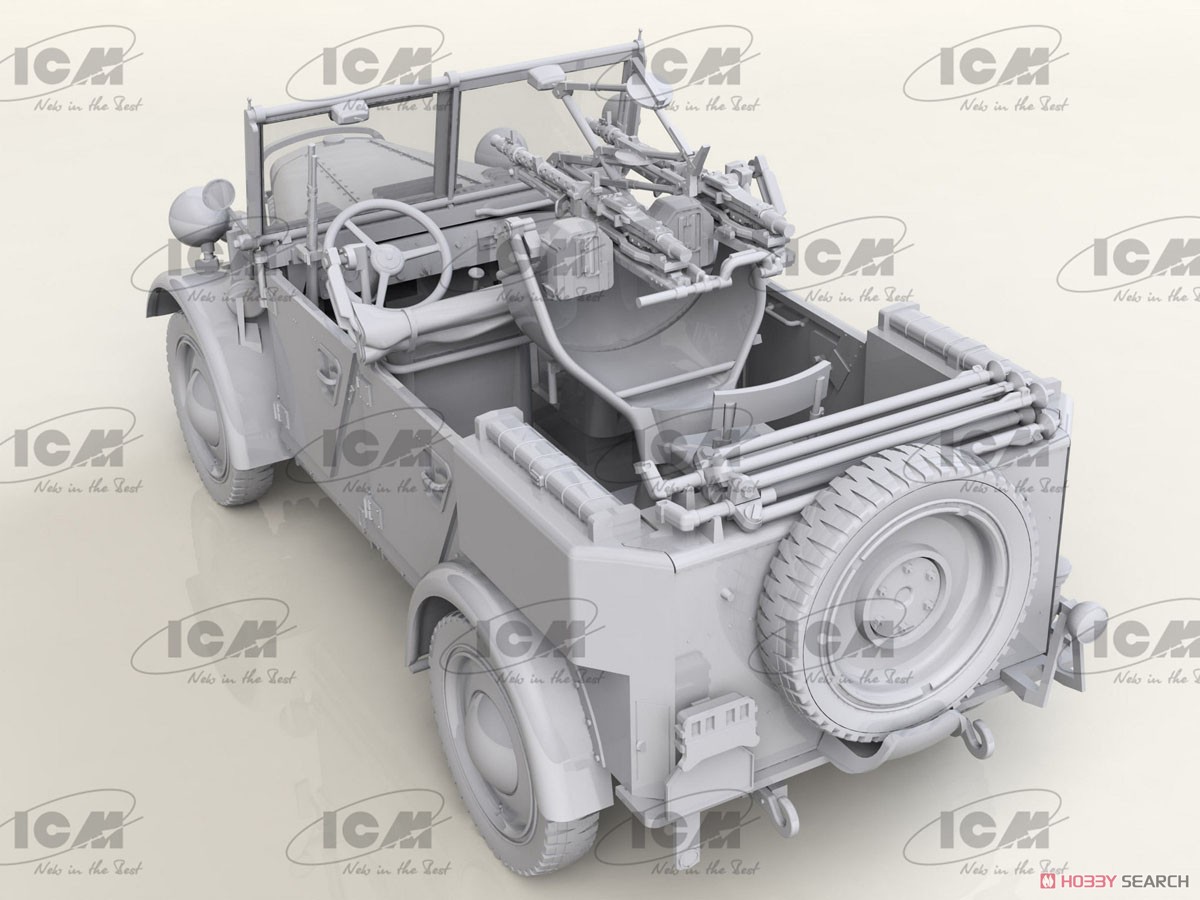 ドイツ国防軍 le gl.Pkw Kfz.1 軽四輪駆動車セット (プラモデル) その他の画像4