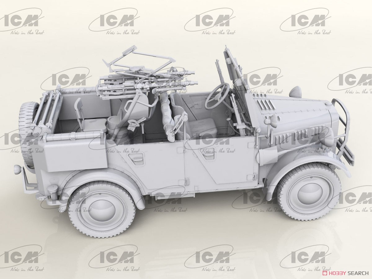 ドイツ国防軍 le gl.Pkw Kfz.1 軽四輪駆動車セット (プラモデル) その他の画像5