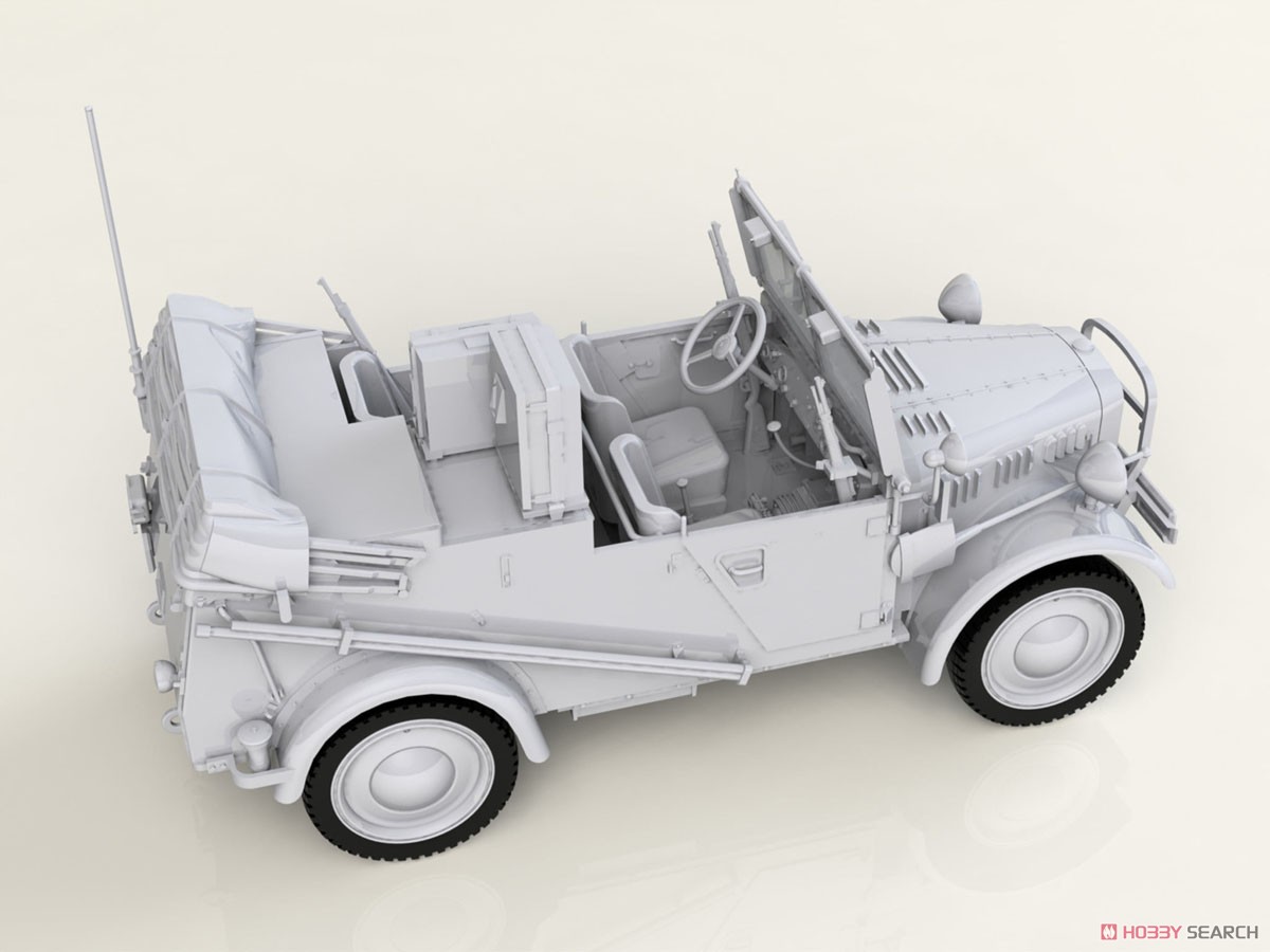 ドイツ国防軍 le gl.Pkw Kfz.1 軽四輪駆動車セット (プラモデル) その他の画像7