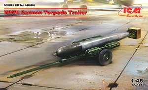 WWII ドイツ 魚雷牽引トレーラー (プラモデル)
