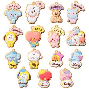 BT21 Cookie Charm Mascot (Set of 14) (Shokugan)