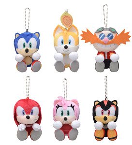 Sonic the Hedgehog & You Plush (Set of 6) (Anime Toy)