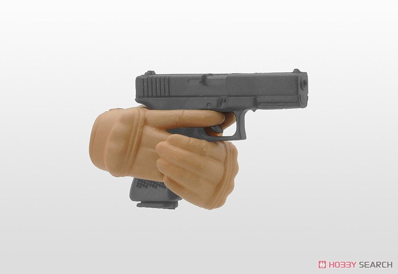 LittleArmory-OP06: figma Tactical Gloves 2 - Handgun Set (Tan) (PVC Figure) Other picture4