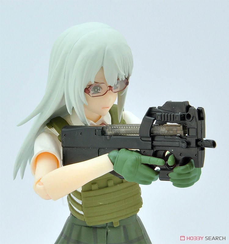 LittleArmory-OP07: figma Tactical Gloves 2 - Revolver Set (Green) (PVC Figure) Other picture8
