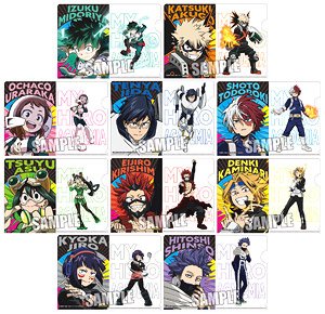 My Hero Academia Haikyu!! To The Top Trading Mini Clear File w/Postcard (Set of 10) (Anime Toy)