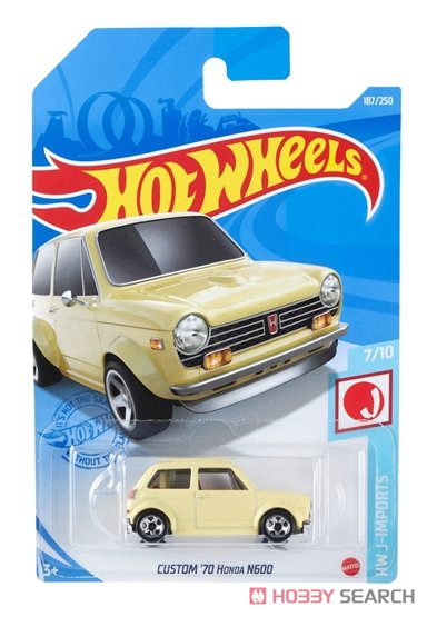 ホットウィール ベーシックカー カスタム `70 ホンダ N600 (玩具) パッケージ1