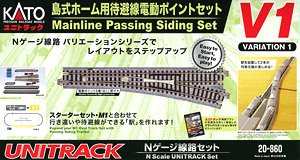 Unitrack [V1] Mainline Passing Siding Set (Variation 1) (Model Train)