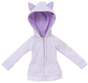 PNM Mizutama / Nekomimi Hood Parka (Purple) (Fashion Doll)