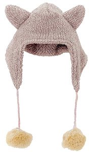 PNS Snotty Cat Nekomimi Knit Hatt II (Light Brown) (Fashion Doll)