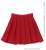 PNS Snotty Cat Pleated Skirt (Red) (Fashion Doll) Item picture1