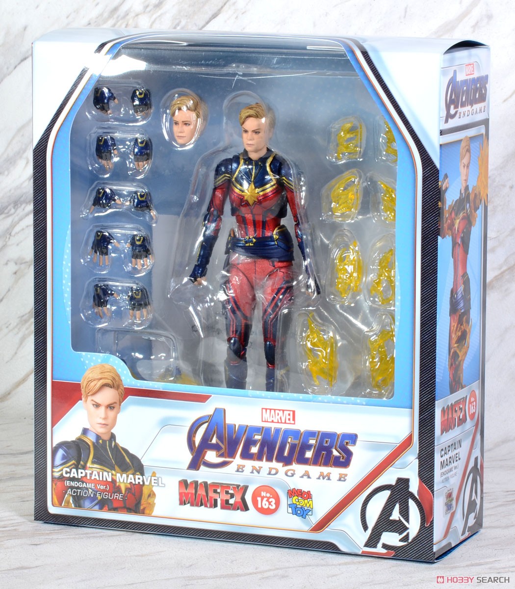 MAFEX No.163 CAPTAIN MARVEL (Endgame Ver.) (完成品) パッケージ1