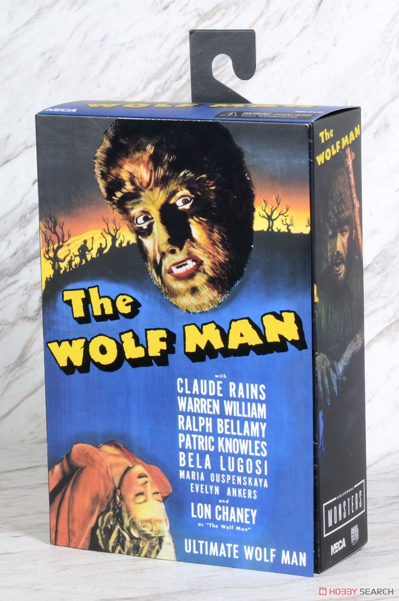 ユニバーサルモンスター/ 狼男 The Wolf Man: ローレンス・タルボット アルティメット 7インチ アクションフィギュア (完成品) パッケージ1