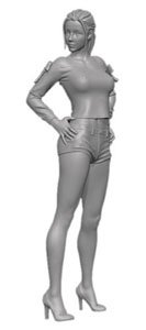 Yuna - 3D Printed Model (Plastic model)