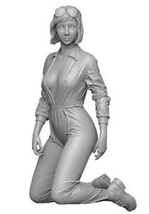 Mechanic Girl Dana - 3D Printed Model (Plastic model)