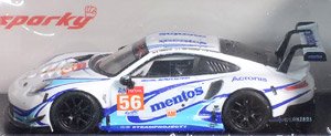 Porsche 911 RSR No.56 Team Project 1 24H Le Mans 2020 M.Cairoli E.Perfetti L.ten Voorde (Diecast Car)