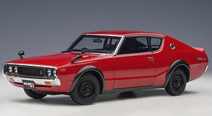 Nissan Skyline 2000 GT-R (KPGC110) (Red) (Diecast Car)