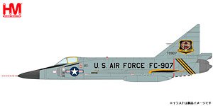 F-102A Delta Dagger 70907, 460th FIS, 337th FG, Portland IAP, 1962 (Pre-built Aircraft)