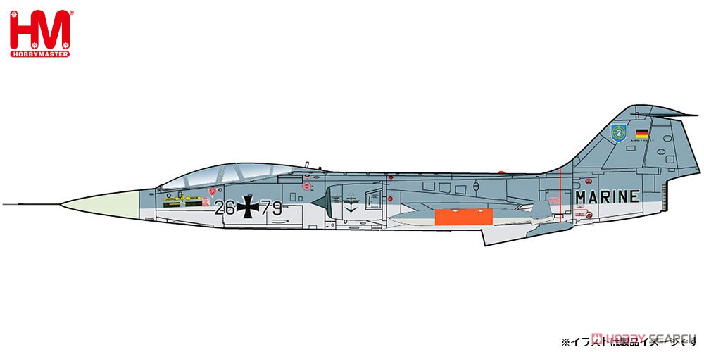 TF-104G Starfighter 27+79, MFG 2, Marineflieger, 1985 (Pre-built Aircraft) Other picture1